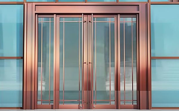 西宁玻璃地弹门